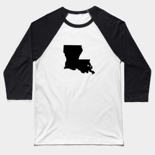 Louisiana Black Baseball T-Shirt